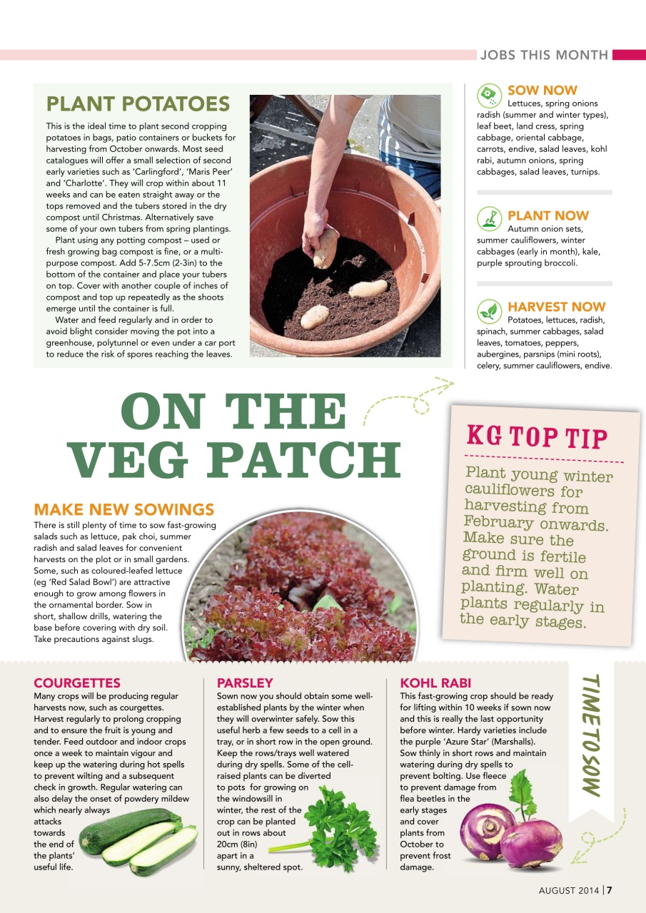 Kitchen Garden Magazine Preview Pages