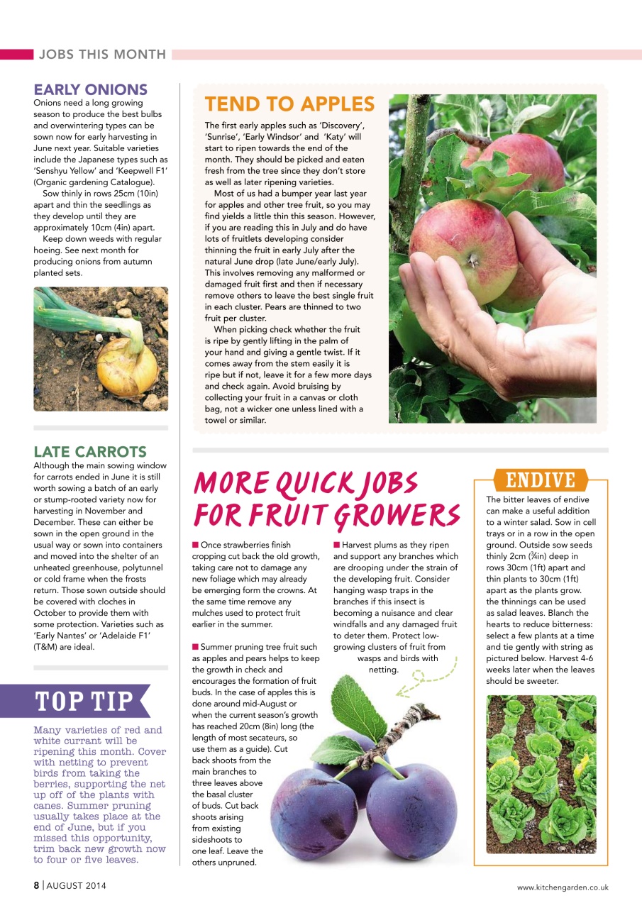 Kitchen Garden Magazine Preview Pages