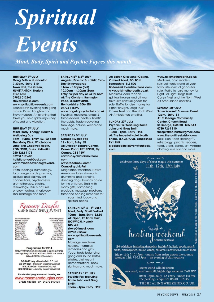 Psychic News Preview Pages