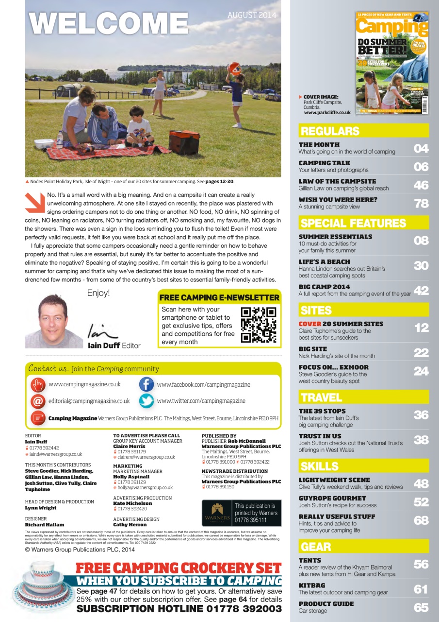 Camping Preview Pages