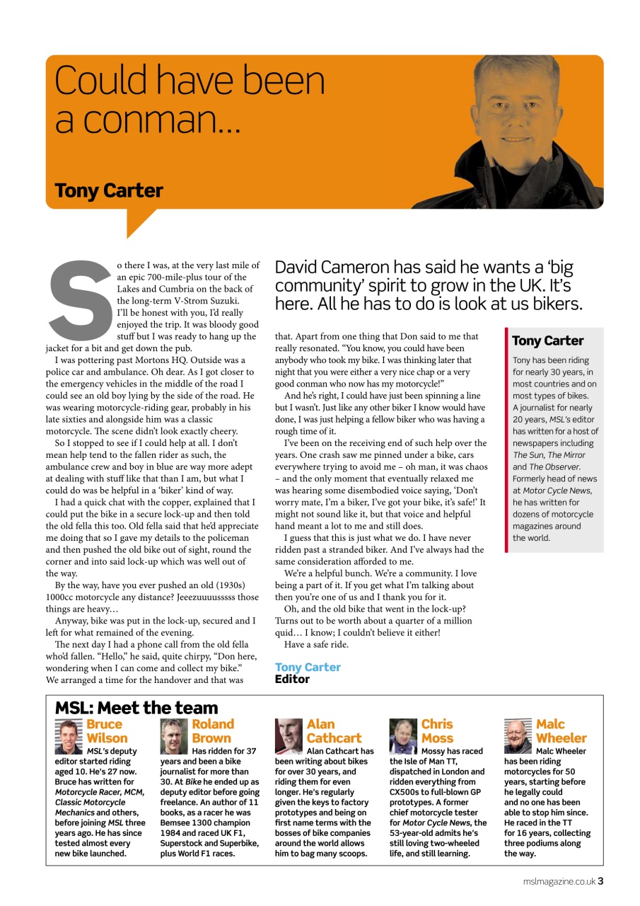 Motorcycle Sport & Leisure Preview Pages