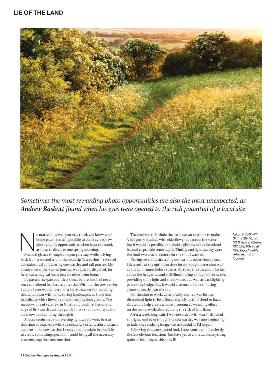 Outdoor Photography Preview Pages