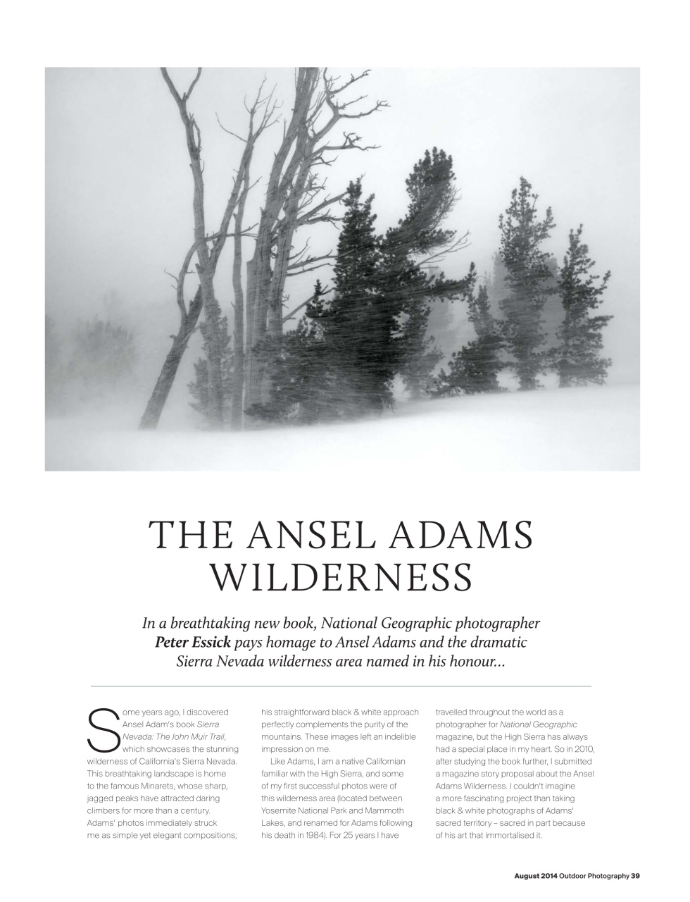 Outdoor Photography Preview Pages