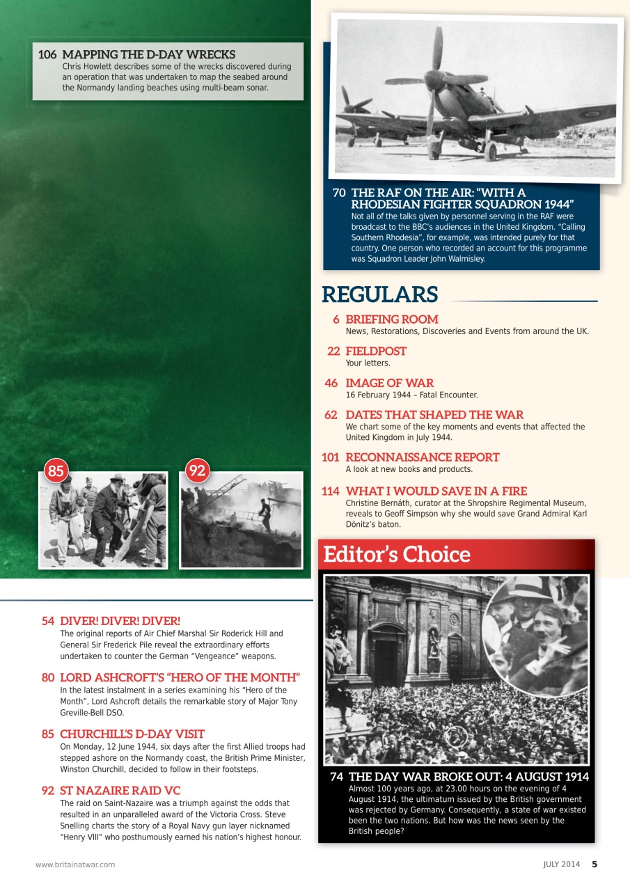 Britain at War Magazine Preview Pages