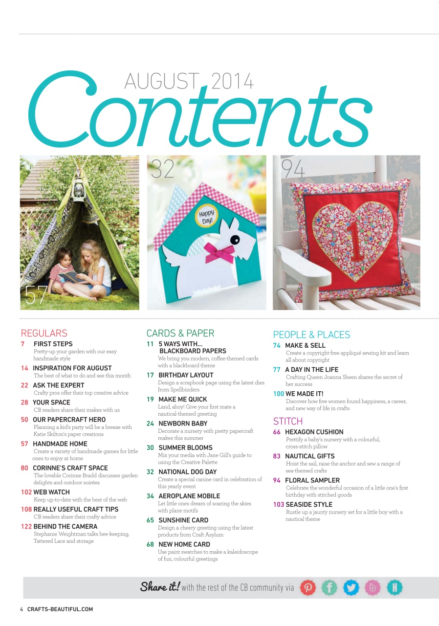 Crafts Beautiful Preview Pages