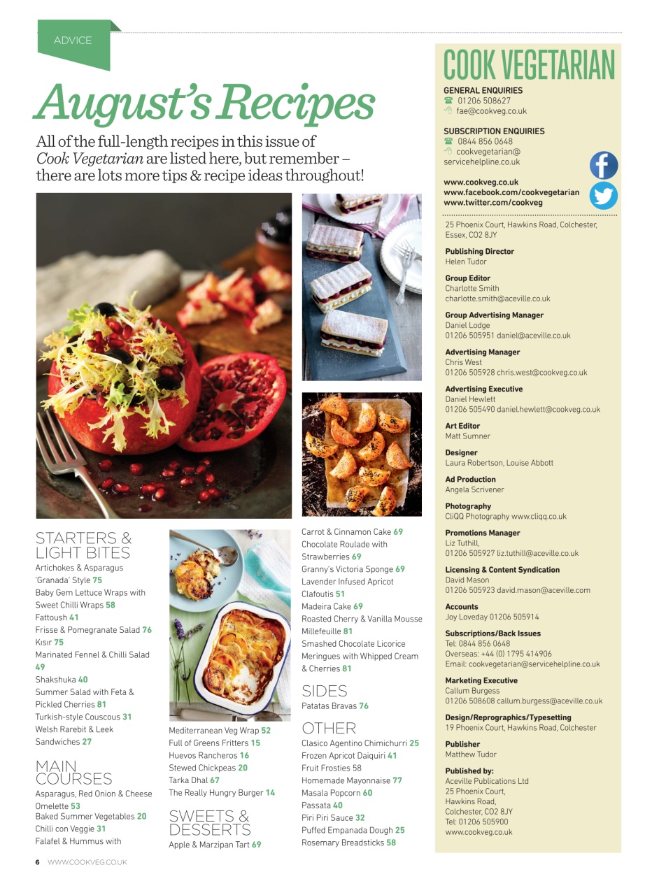 Veggie Magazine Preview Pages