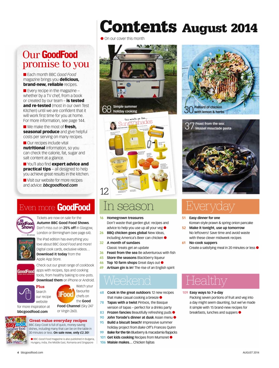 Good Food Magazine Preview Pages