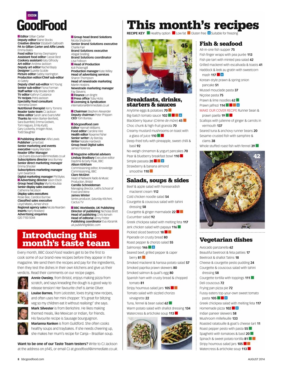 Good Food Magazine Preview Pages