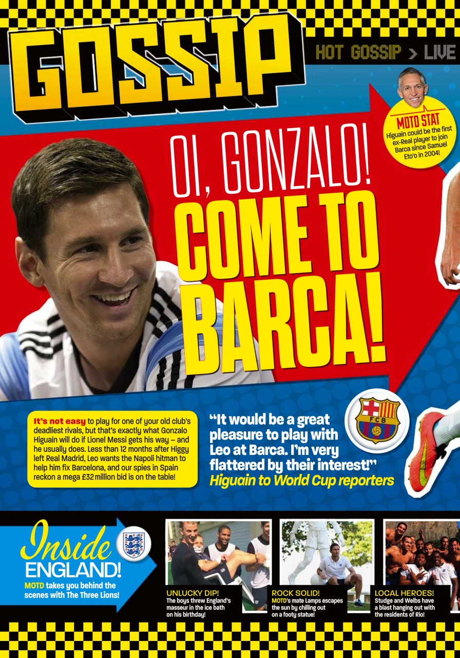Match of the Day Preview Pages