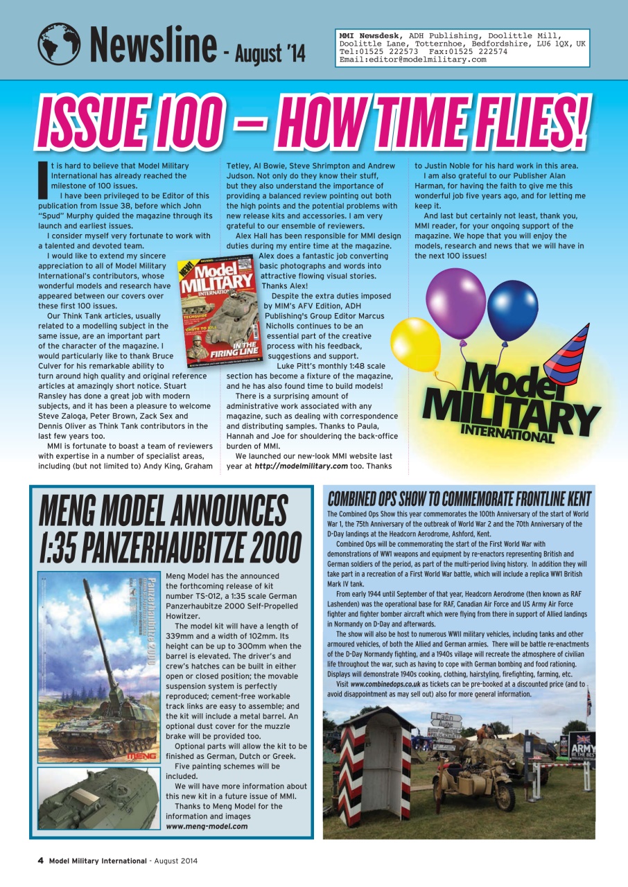 Model Military International Preview Pages