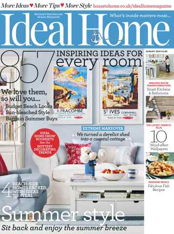 Ideal Home issue August 2014