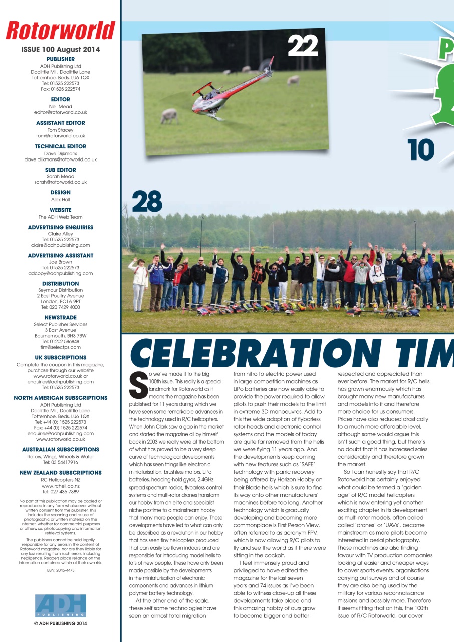 Radio Control Rotor World Preview Pages