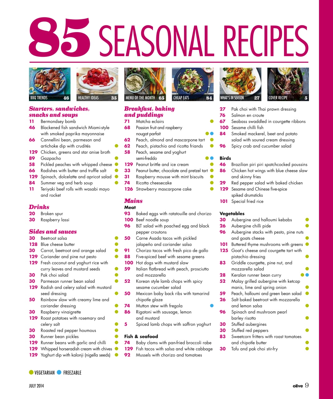 Olive Magazine Preview Pages