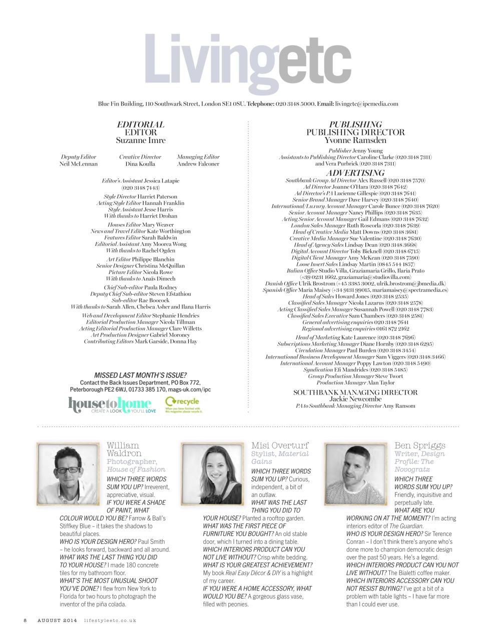 Living Etc Preview Pages