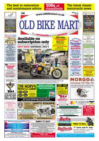 Old Bike Mart issue June 2014
