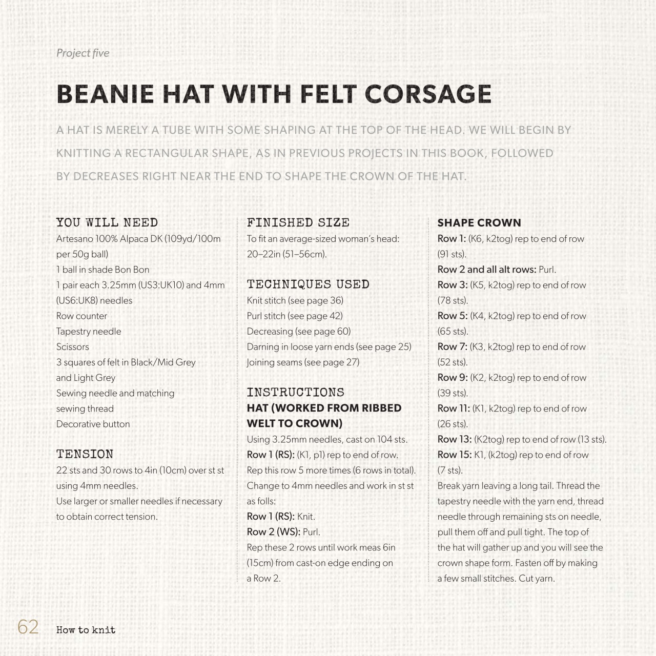 Knitting Preview Pages