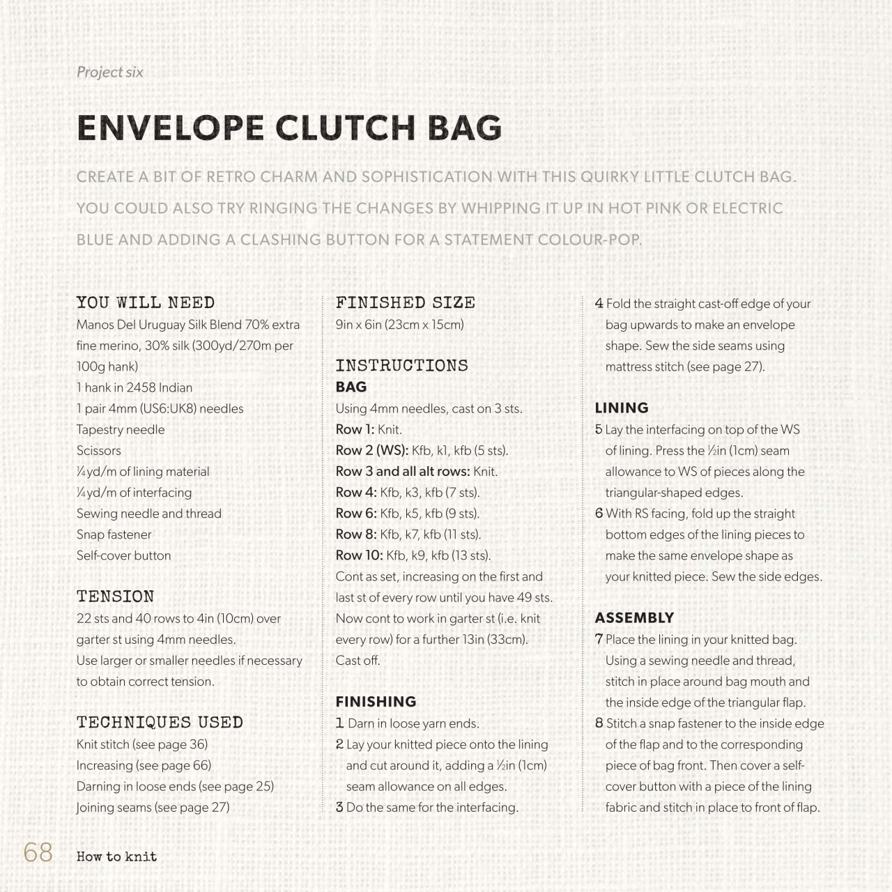 Knitting Preview Pages