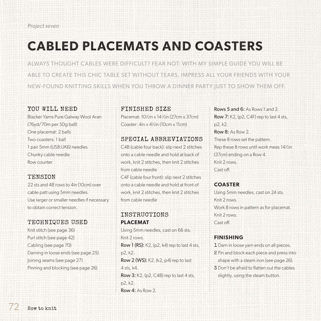 Knitting Preview Pages