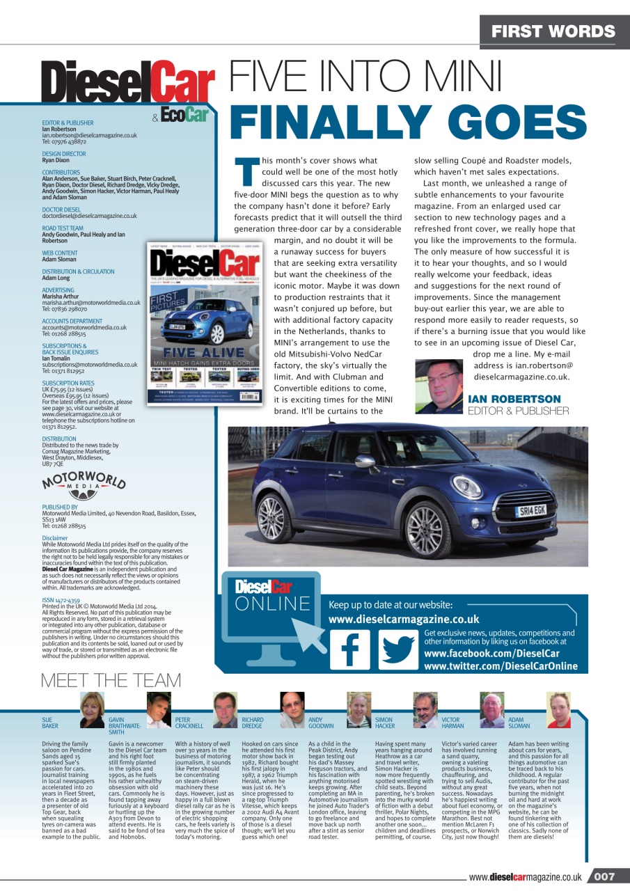 Diesel&EcoCar Magazine Preview Pages