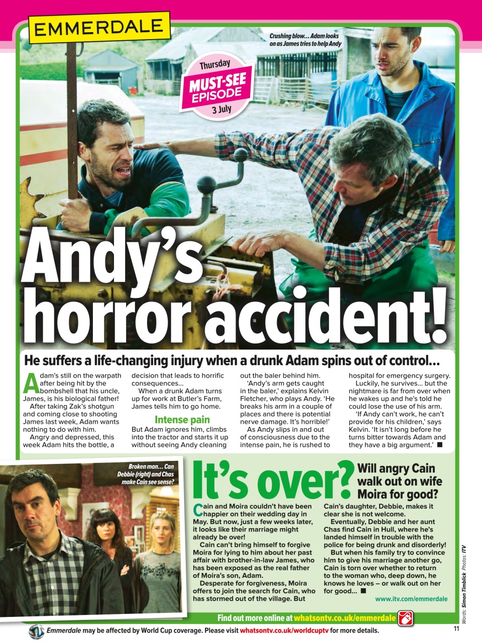 What's on TV Preview Pages