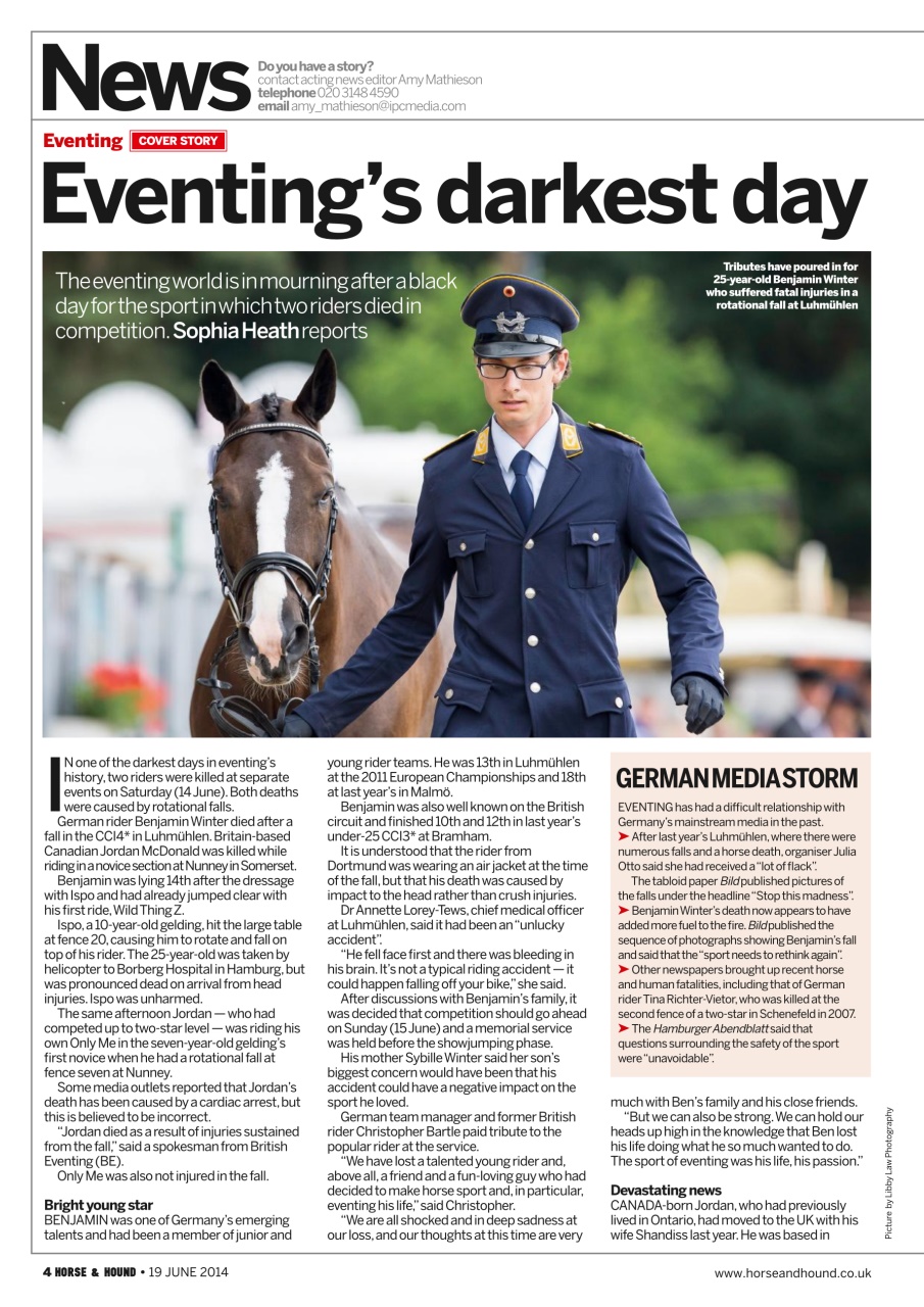 Horse & Hound Preview Pages