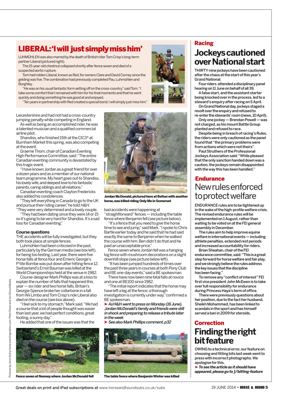 Horse & Hound Preview Pages