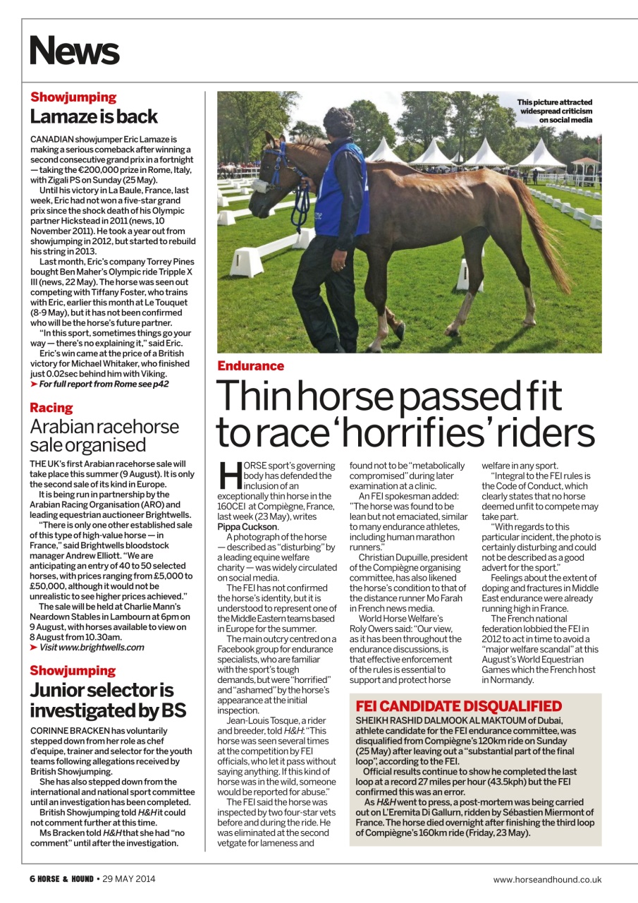 Horse & Hound Preview Pages