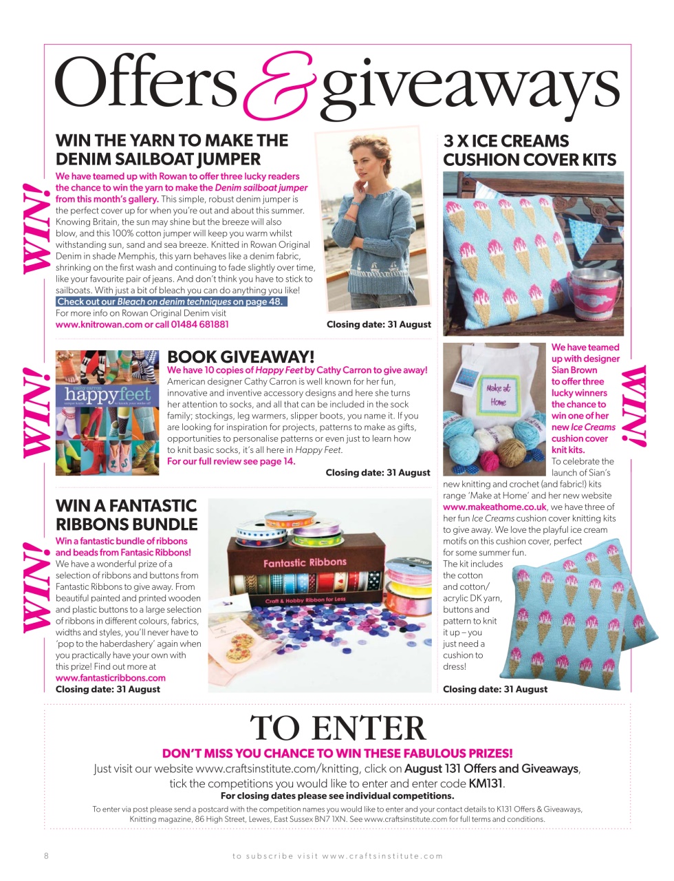 Knitting Preview Pages