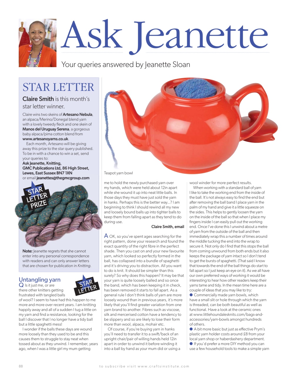 Knitting Preview Pages