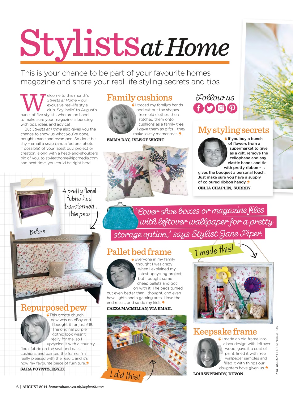 Style at Home Preview Pages