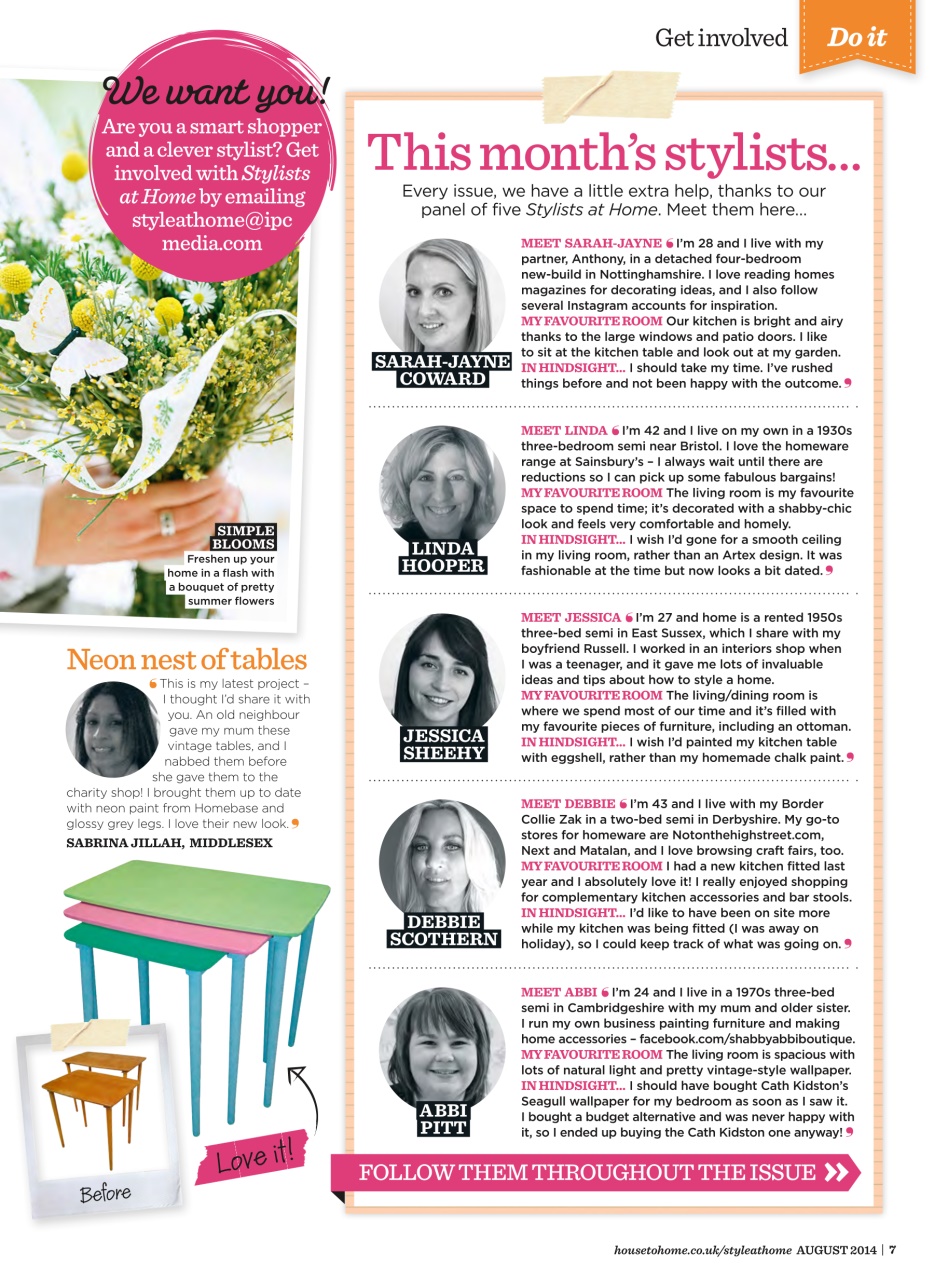 Style at Home Preview Pages