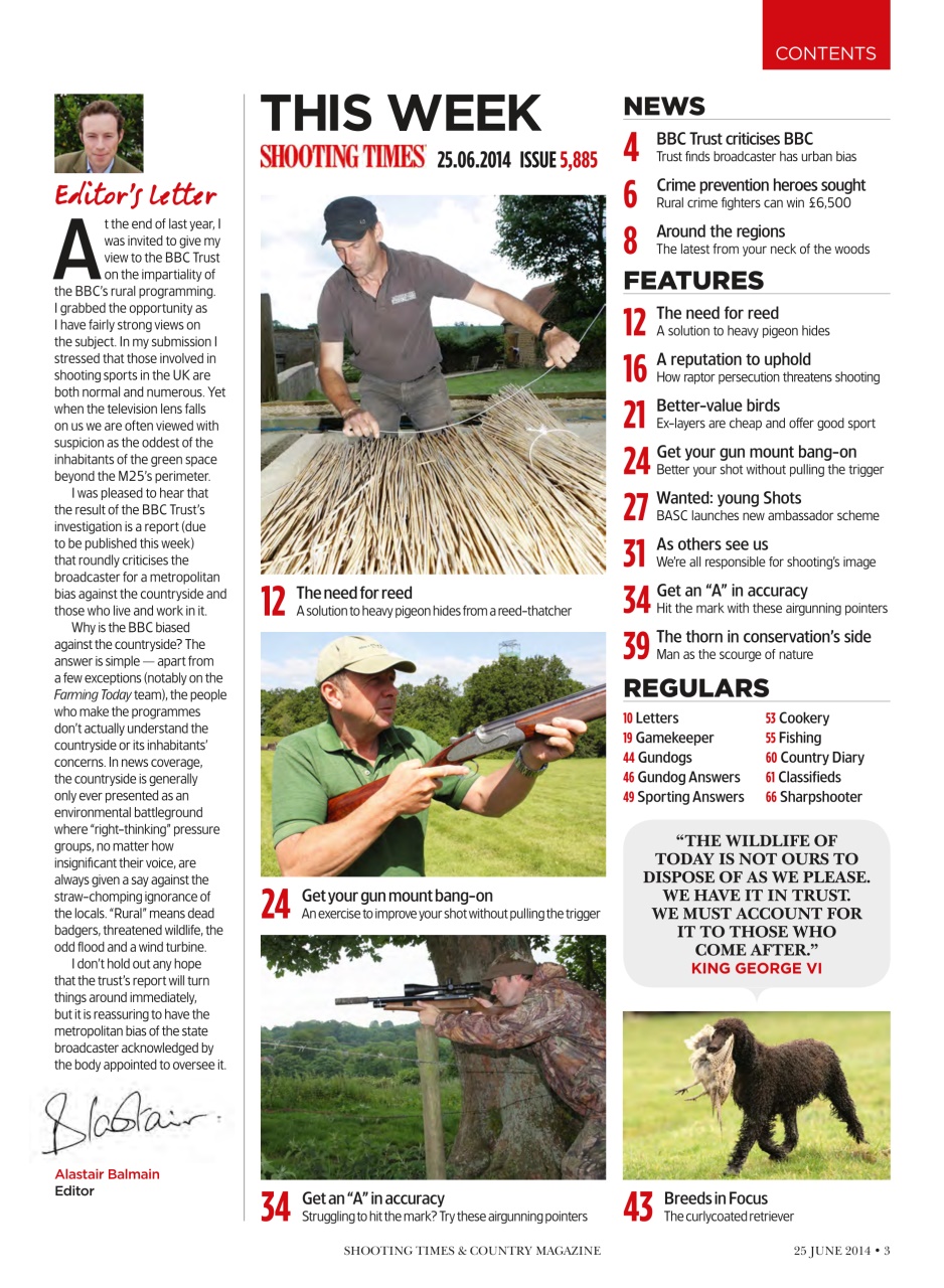 Shooting Times & Country Preview Pages