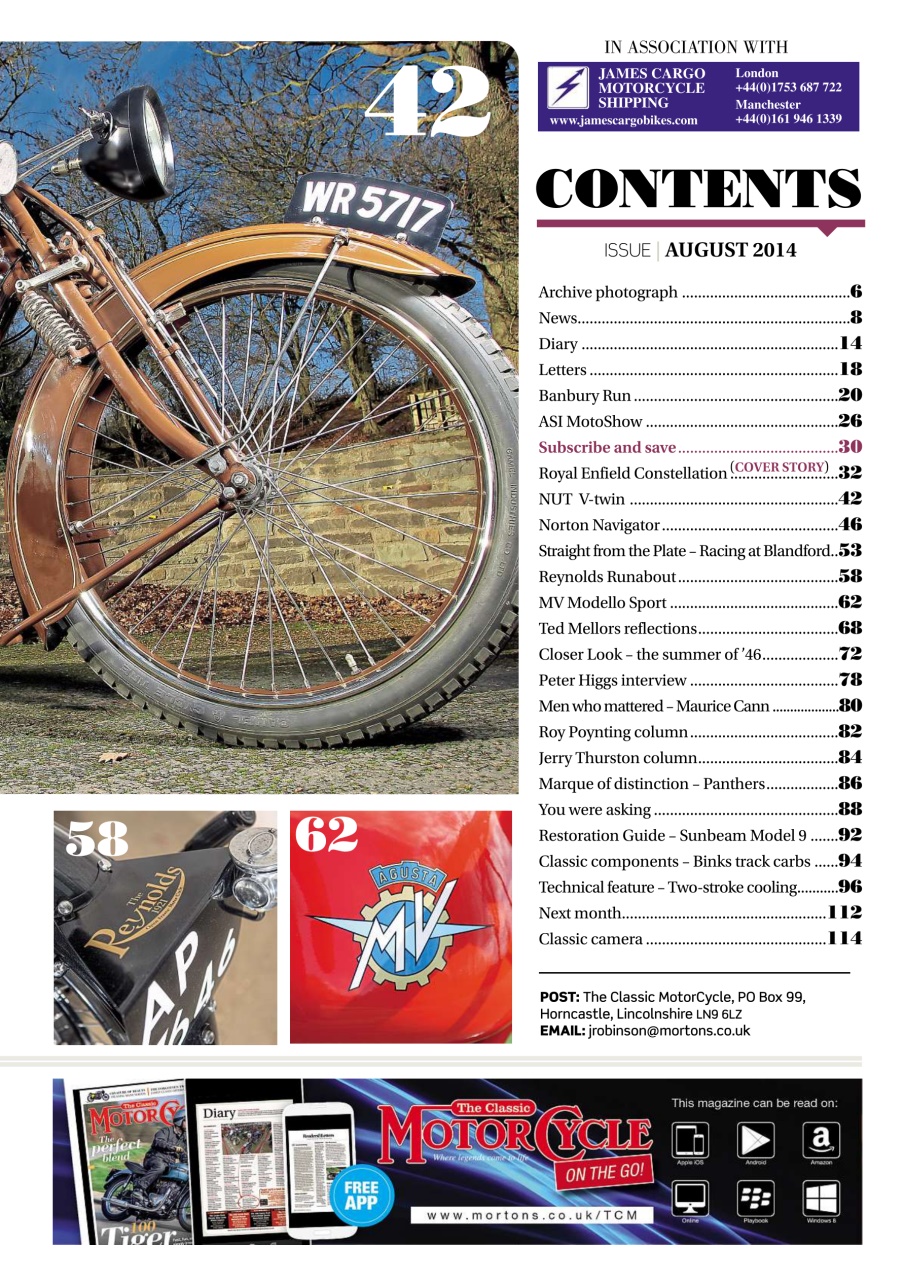 The Classic MotorCycle Preview Pages