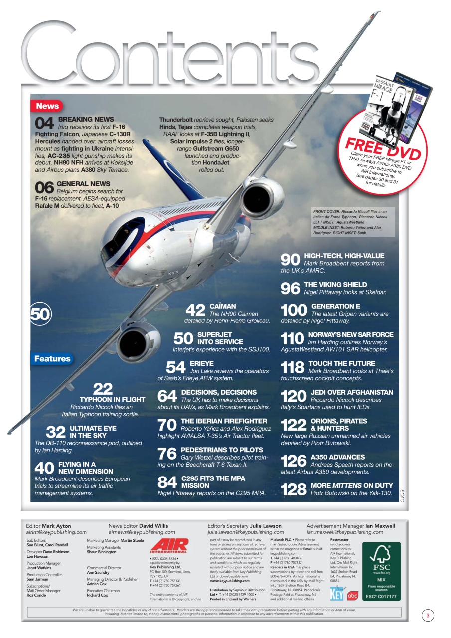 AIR International Preview Pages