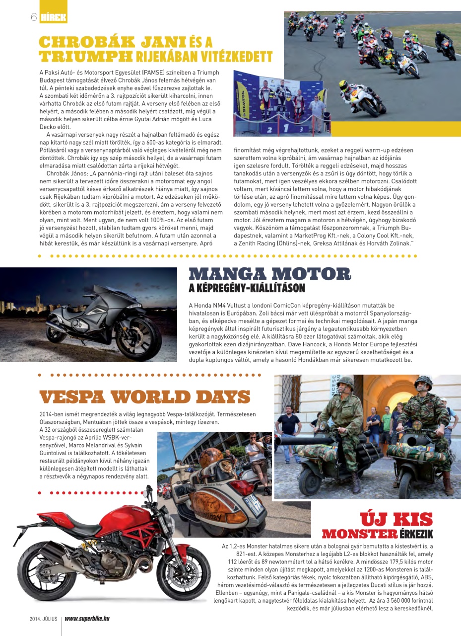 SuperBike Hungary Preview Pages