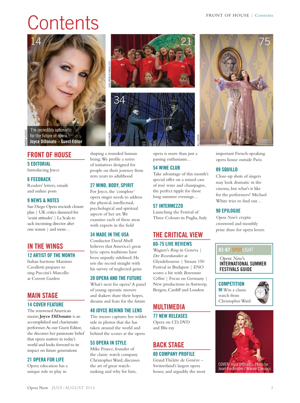 Opera Now Preview Pages