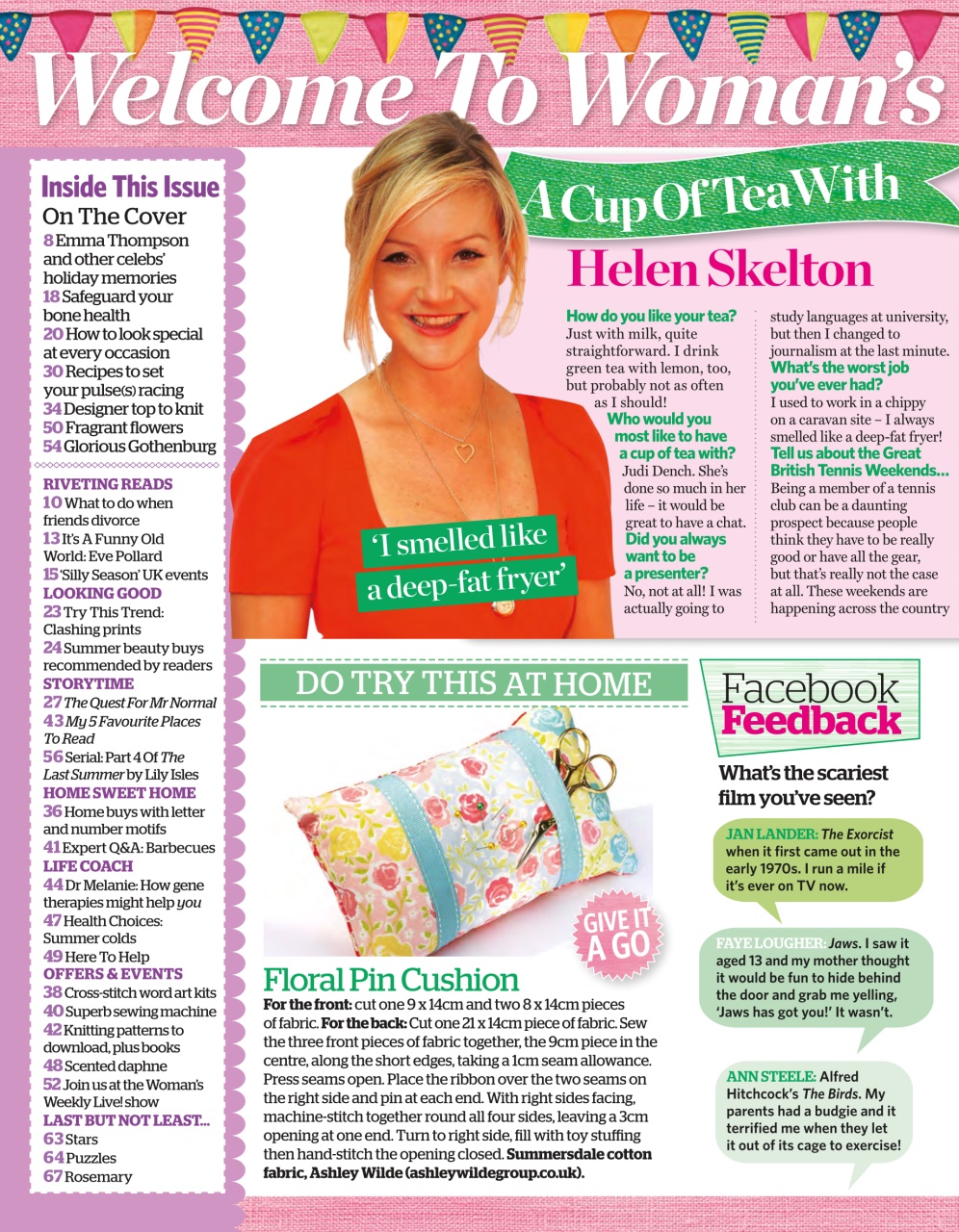 Woman's Weekly Preview Pages