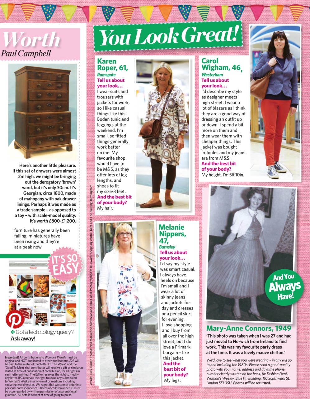 Woman's Weekly Preview Pages