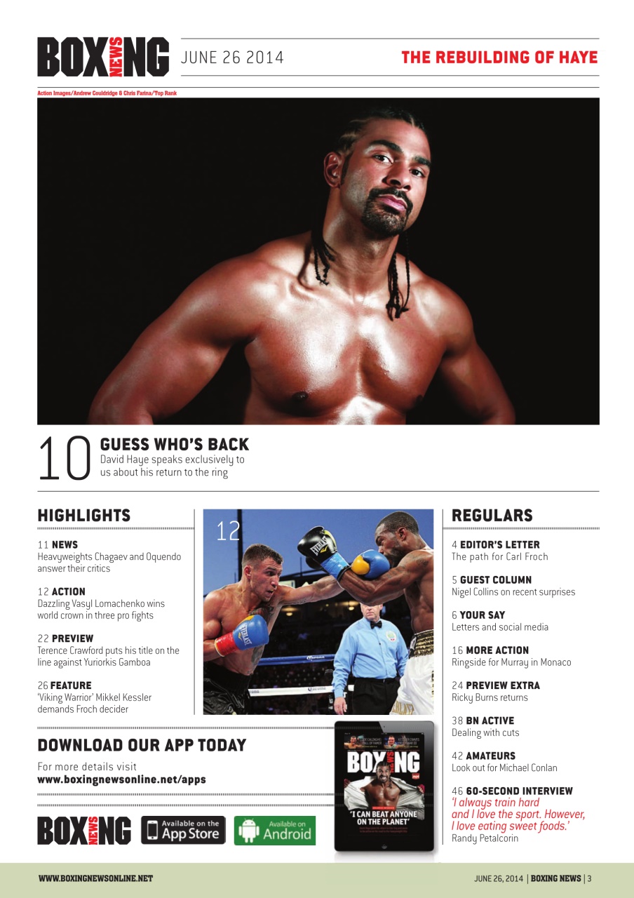 Boxing News Preview Pages