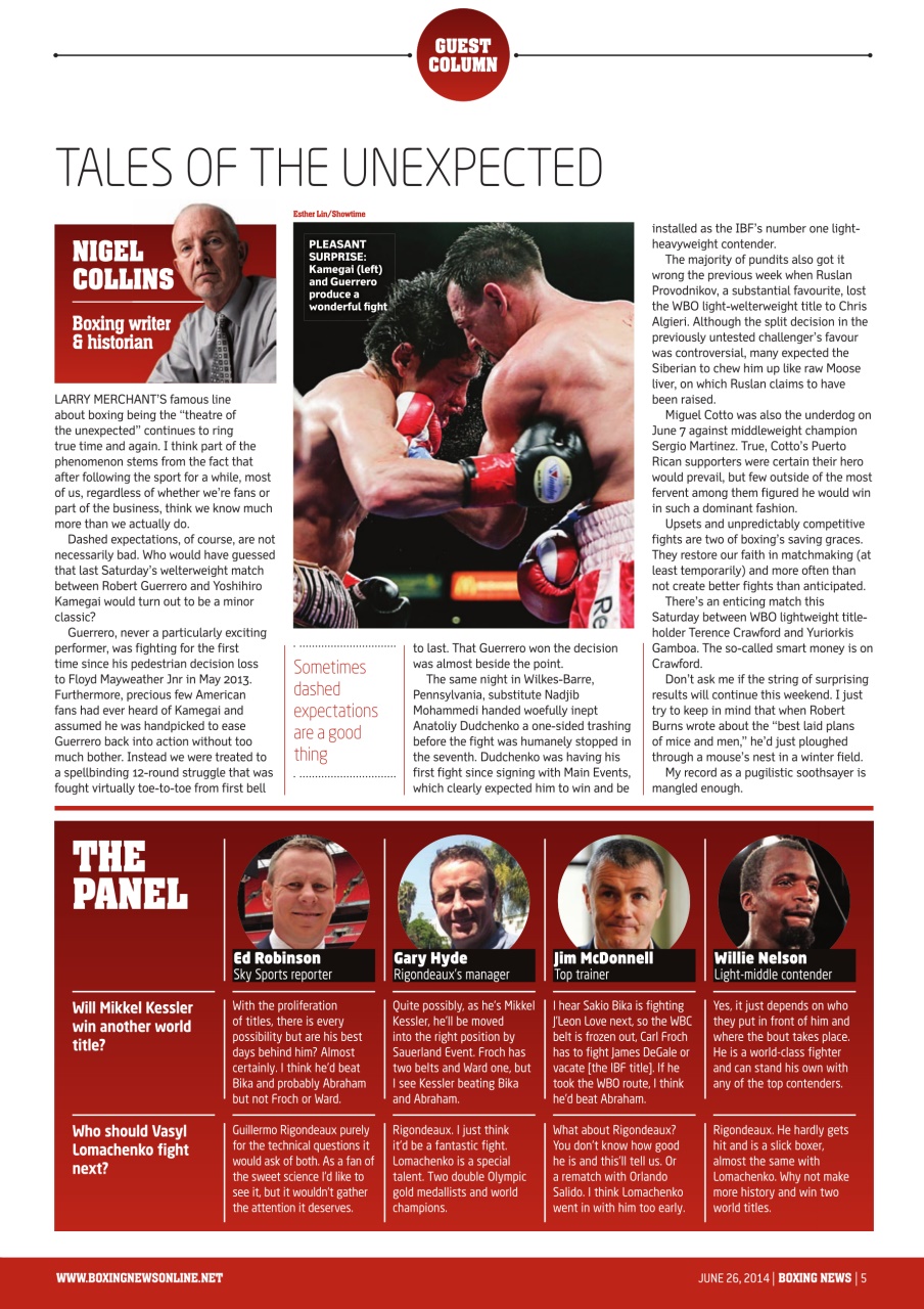 Boxing News Preview Pages