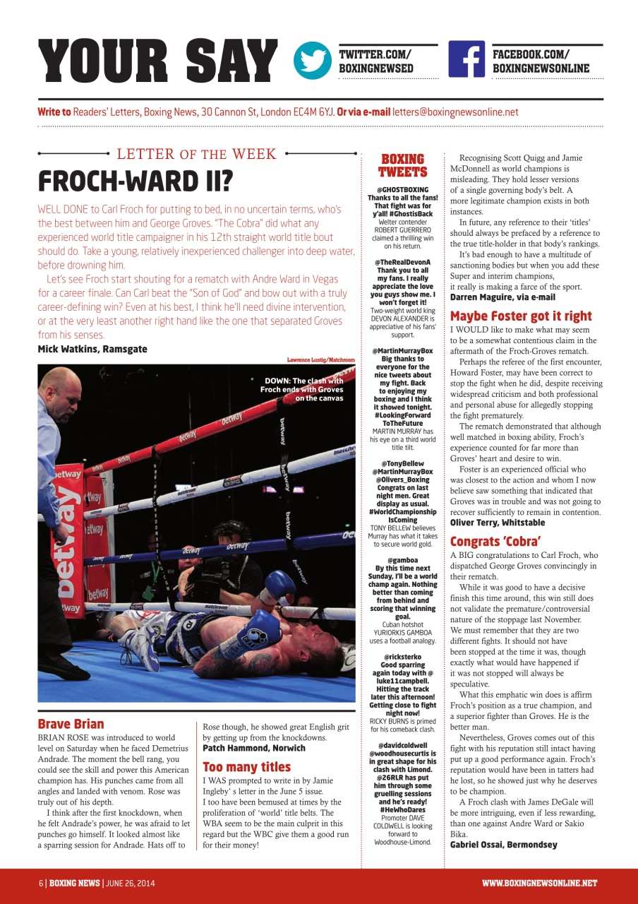 Boxing News Preview Pages