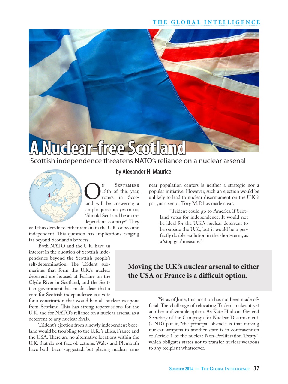 The Global Intelligence Preview Pages