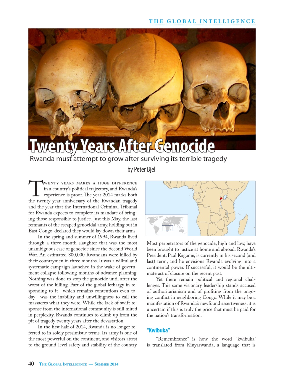 The Global Intelligence Preview Pages