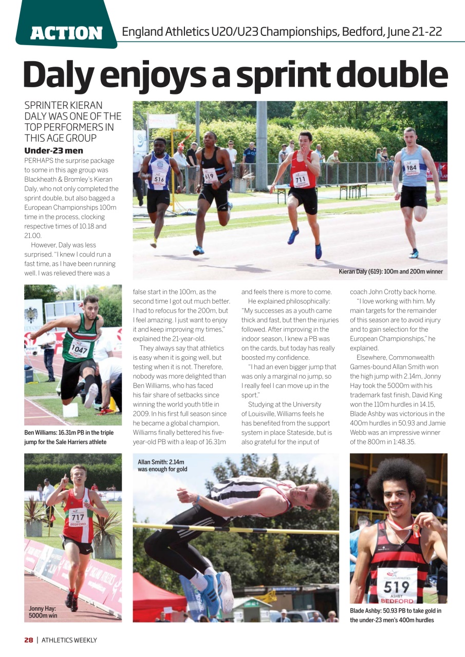 AW – Athletics Weekly Magazine Preview Pages