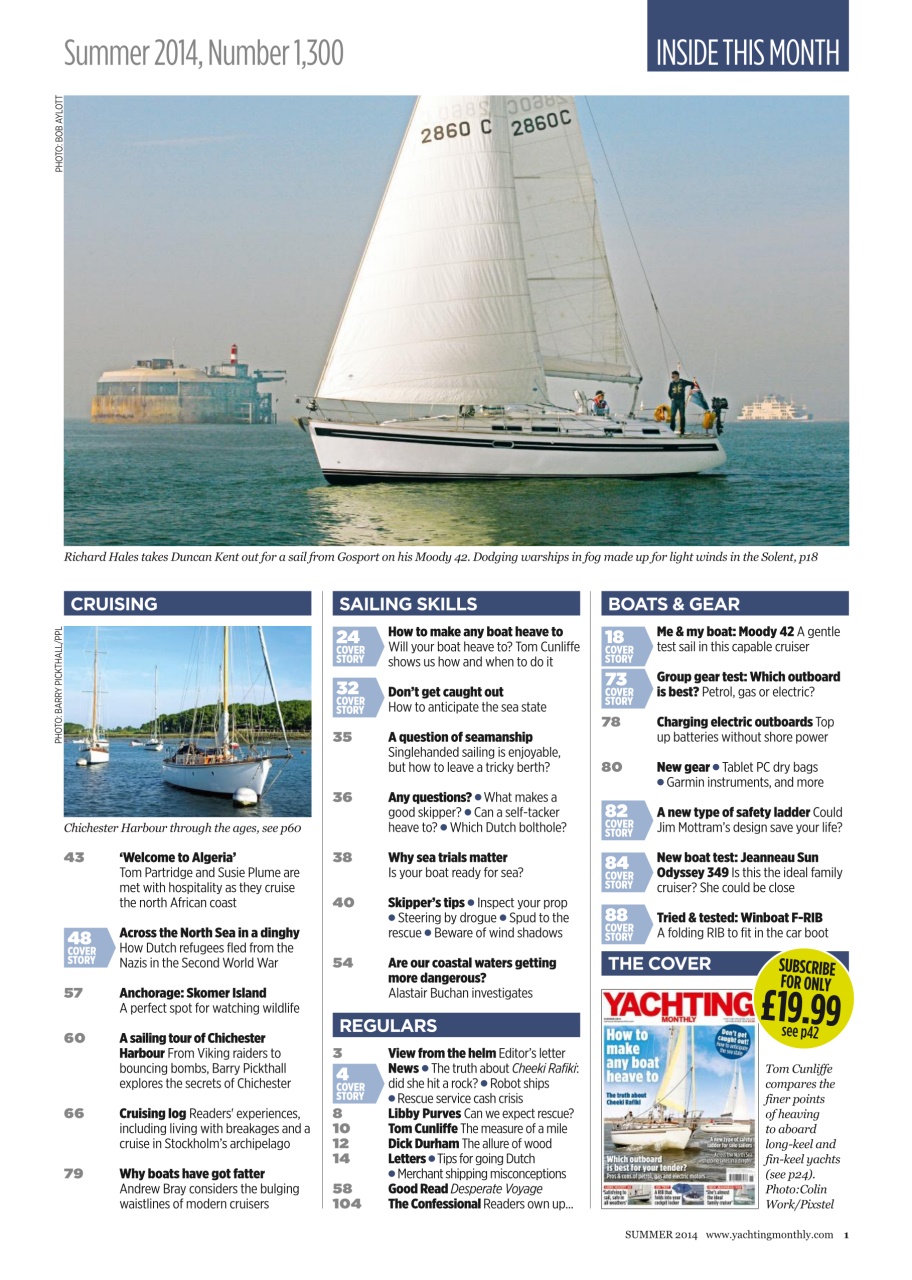 Yachting Monthly Preview Pages