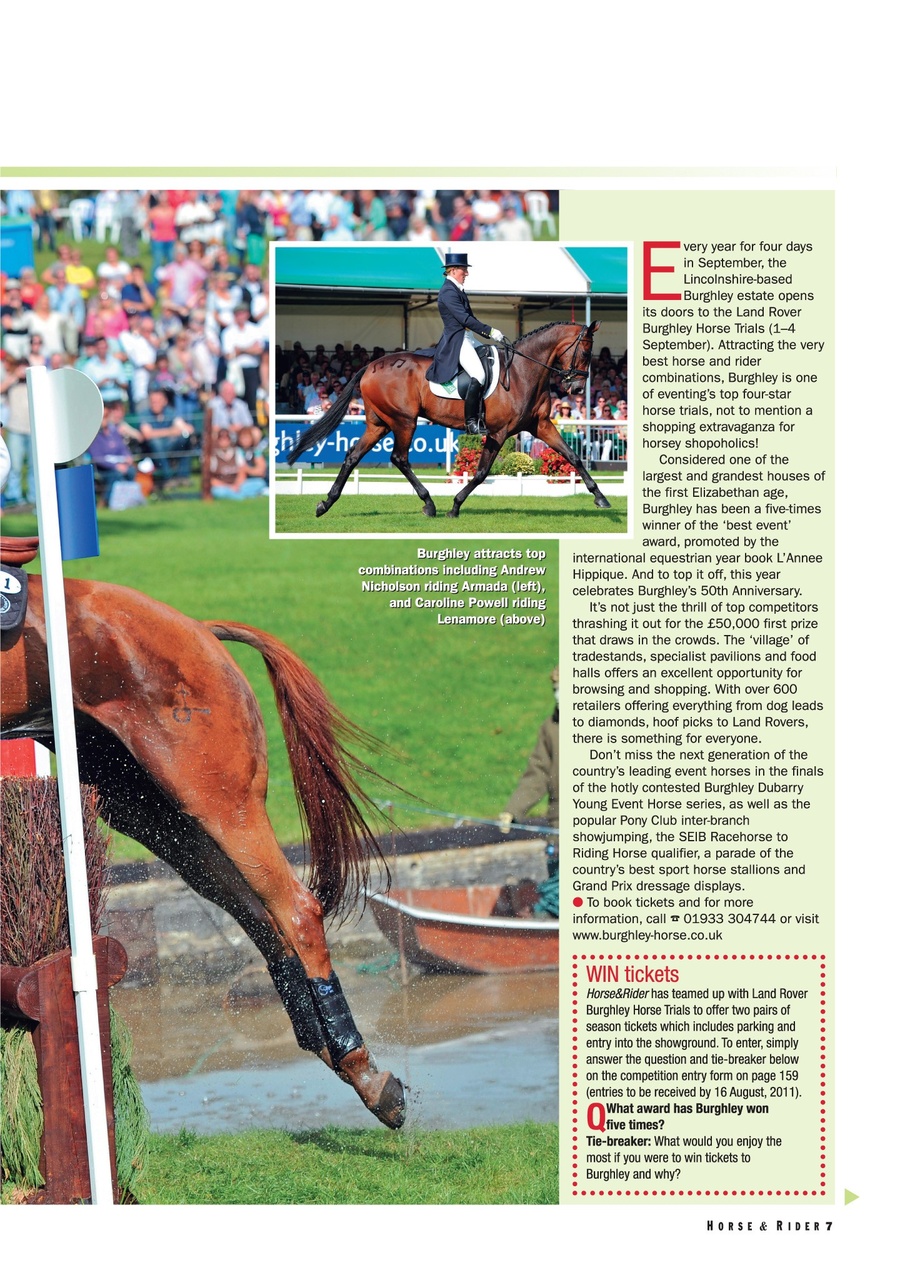 Horse&Rider Magazine - UK equestrian magazine for Horse and Rider Preview Pages