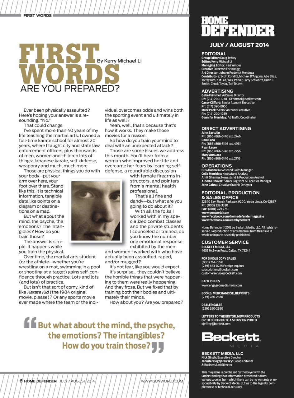 Home Defender Preview Pages