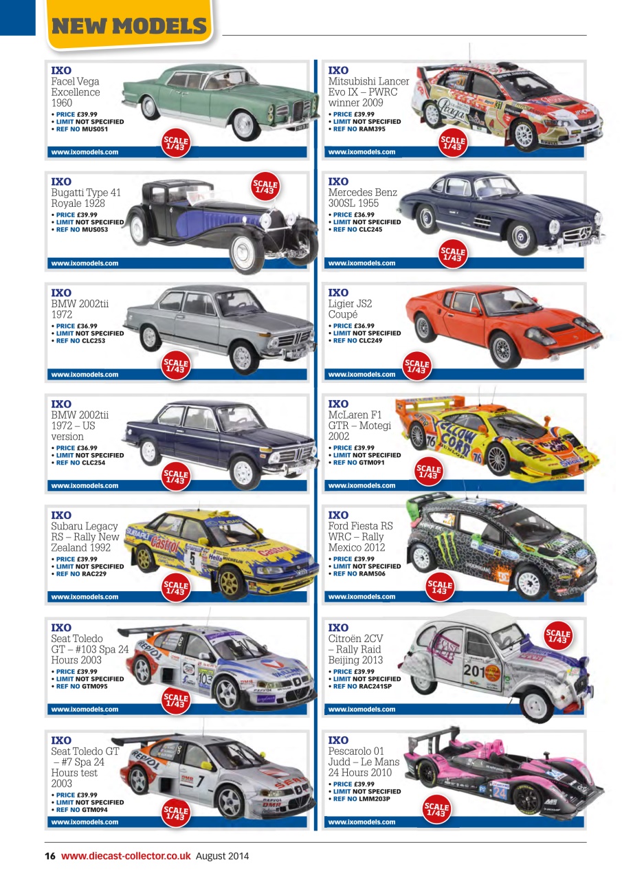Diecast Collector Preview Pages