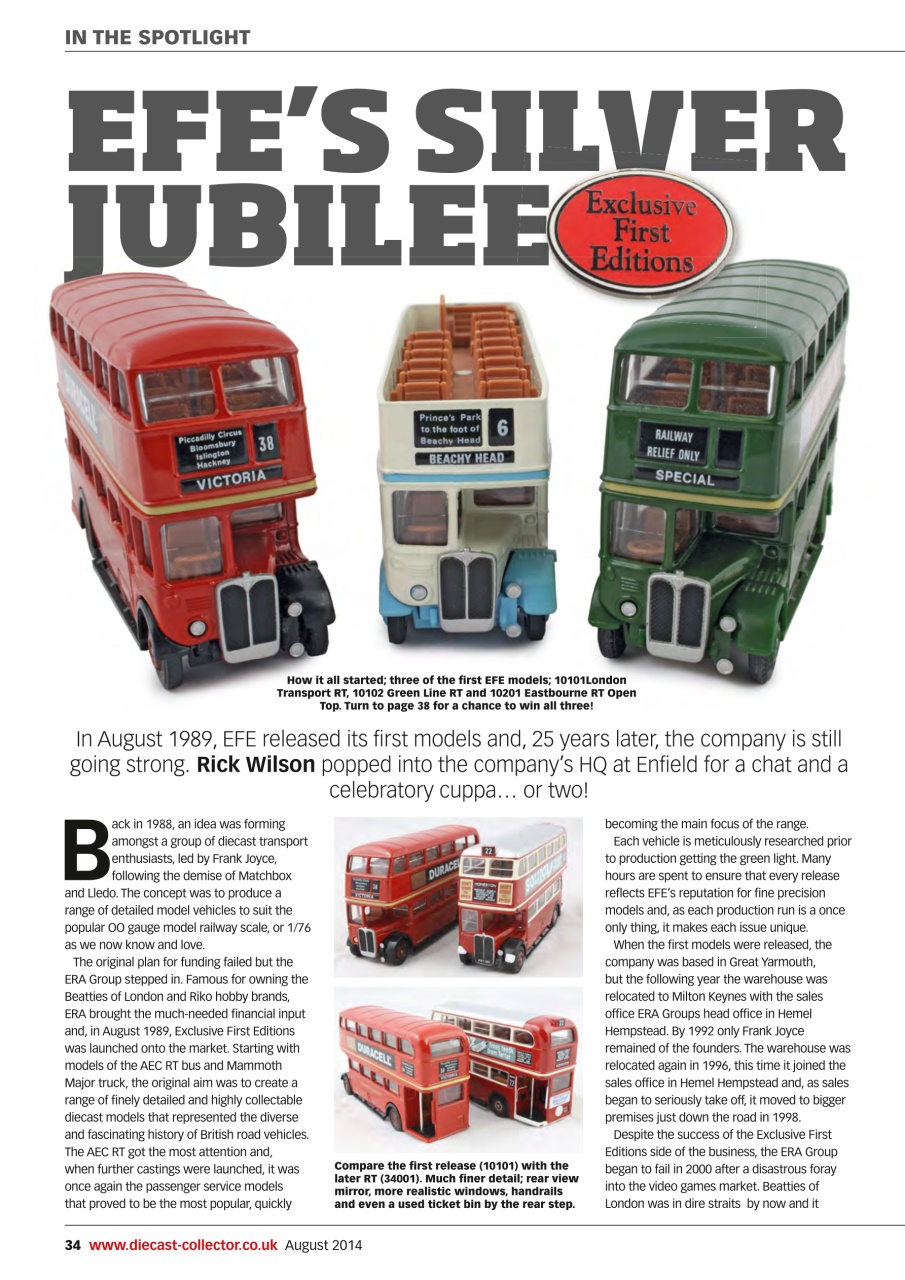 Diecast Collector Preview Pages