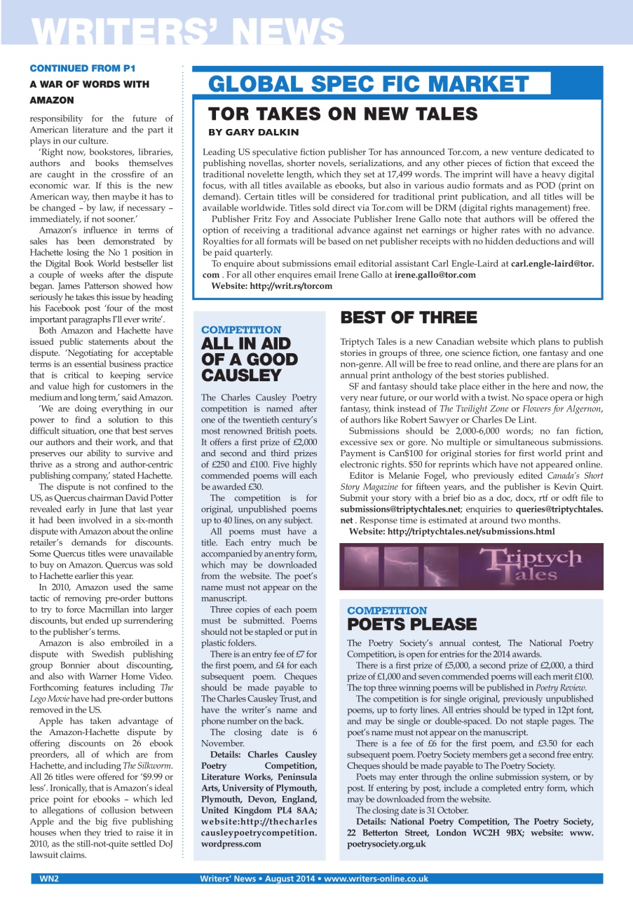 Writing Magazine Preview Pages